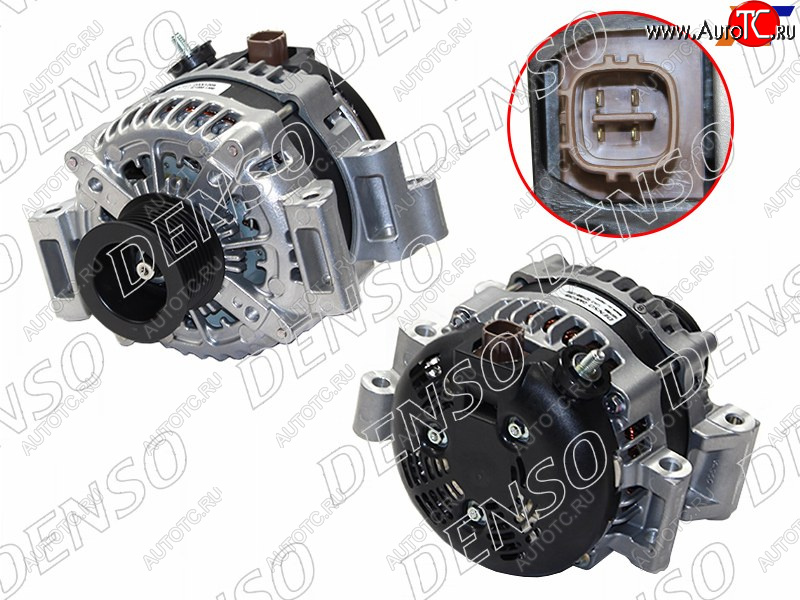 42 949 р. Генератор (12V/180A) DENSO Toyota Land Cruiser 200 1-ый рестайлинг (2012-2015)  с доставкой в г. Королёв