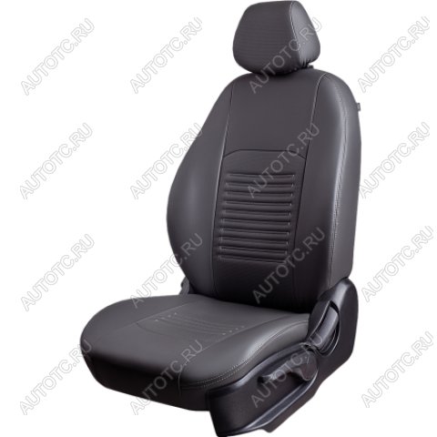 9 449 р. Комплект чехлов для сидений ( к.Drive Active РЗСиС 60/40 3Г Илана+Орегон) ТУРИН СТ Lord Autofashion  Лада Гранта FL ( 2191,  2190,  2194,  2192) (2018-2025) лифтбэк рестайлинг, седан рестайлинг, универсал рестайлинг, хэтчбек рестайлинг (серый, вставка серая, строчка серая)  с доставкой в г. Королёв