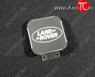 1 249 р. Заглушка на фаркоп с логотипом Land Rover (на фаркопы TCC, нержавеющая сталь) TCC  Land Rover Discovery Sport  L550 - Range Rover Sport  2 L494  с доставкой в г. Королёв