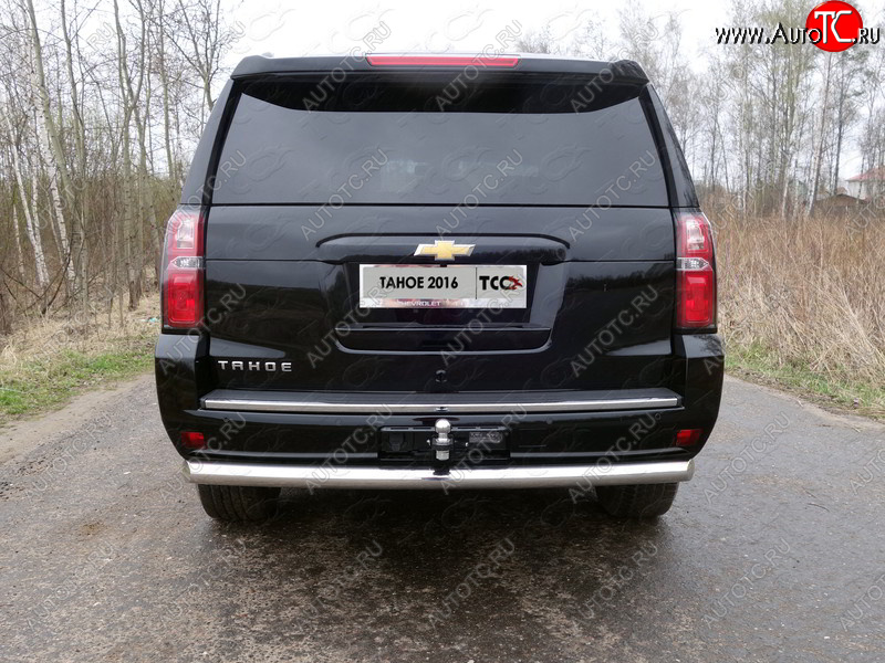 22 999 р. Защита задняя d76,1 мм ТСС Тюнинг Chevrolet Tahoe K2UC (2014-2021)  с доставкой в г. Королёв