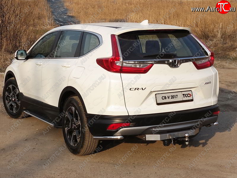 10 799 р. Защита заднего бампера (уголки, d42,4 мм) TCC Honda CR-V RW,RT дорестайлинг (2016-2020)  с доставкой в г. Королёв