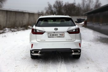 18 999 р. Защита заднего бампера (кроме F-Sport, уголки, d60,3 мм) TCC  Lexus RX ( 270,  200T) - RX350  AL20  с доставкой в г. Королёв. Увеличить фотографию 1