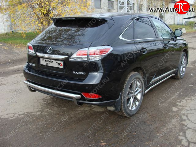 22 599 р. Защита задняя (центральная нержавейка 60,3 мм) кроме F-Sport ТСС Тюнинг Lexus RX350 AL10 рестайлинг (2012-2015)  с доставкой в г. Королёв