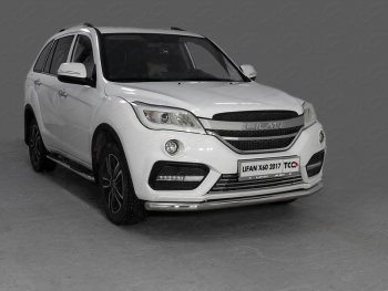 Защита переднего бампера нижняя d60,3 мм ТСС Тюнинг Lifan X60 2-ой рестайлинг (2016-2025) ()