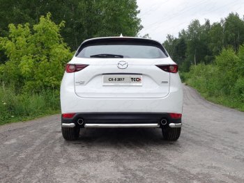 Защита задняя (нержавейка 60,3 мм) ТСС Тюнинг Mazda CX-5 KF (2016-2025)