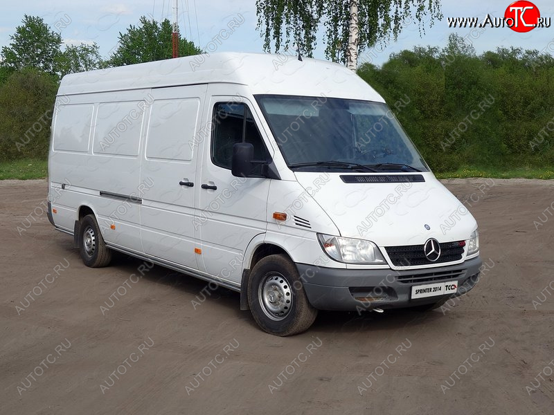 26 999 р. Защита порогов труба d42,4 мм ТСС Тюнинг  Mercedes-Benz Sprinter  W906 (2014-2018) рестайлинг (серые)  с доставкой в г. Королёв