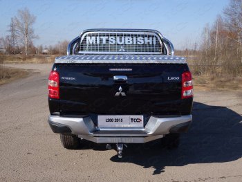 Защита кузова и заднего стекла (для крышки) d 75*42 мм ТСС Тюнинг Mitsubishi (Митсубиси) L200 (л)  5 KK,KL (2015-2019) 5 KK,KL дорестайлинг