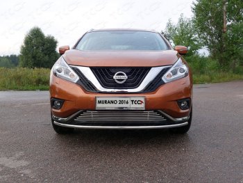 Нижняя декоративная вставка в бампер ТСС Тюнинг Nissan (Нисан) Murano (Мурано)  3 Z52 (2015-2022) 3 Z52 дорестайлинг ()