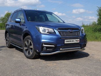 Нижняя декоративная вставка в бампер ТСС Тюнинг Subaru (Субару) Forester (Форестер)  SJ (2016-2019) SJ рестайлинг ()