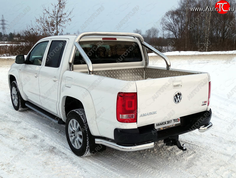 57 999 р. Защита кузова (для кузова) d 76,1 мм ТСС Тюнинг Volkswagen Amarok рестайлинг (2016-2022) (нержавейка)  с доставкой в г. Королёв