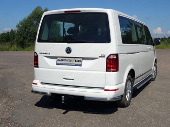 21 999 р. Защита заднего бампера (уголки, d60,3 мм) TCC Volkswagen Caravelle T6 дорестайлинг (2015-2019)  с доставкой в г. Королёв. Увеличить фотографию 1