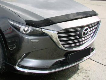 Дефлектор капота SIM Mazda CX-9 TC дорестайлинг (2015-2024)