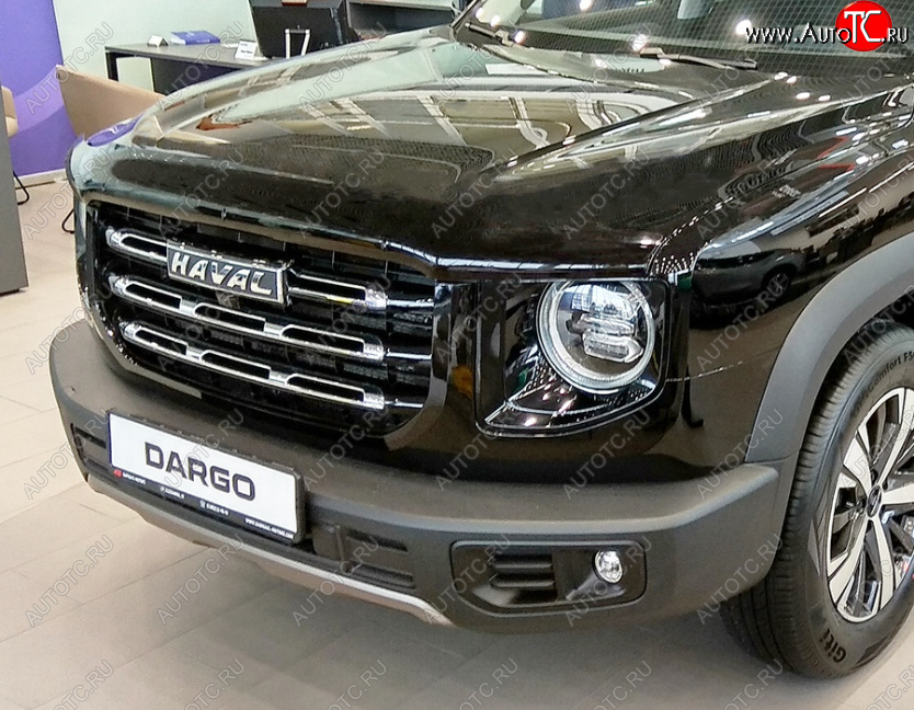 2 879 р. Дефлектор капота SIM Haval Dargo (2022-2024)  с доставкой в г. Королёв