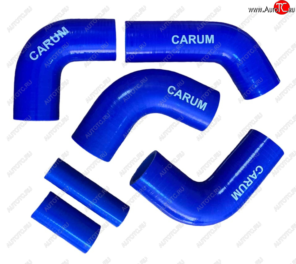 1 489 р. Комплект патрубков силиконовых радиатора дв.ЗМЗ-405 Ев-2 (6шт) помпа с электромуфтой. Толщина стенки патрубка 5 мм, армирование 4 нити CARUM  ГАЗ ГАЗель ( 3302,  3302,Бизнес) (1994-2024) дорестайлинг шасси, 1-ый рестайлинг бортовой , 2-ой рестайлинг шасси  с доставкой в г. Королёв