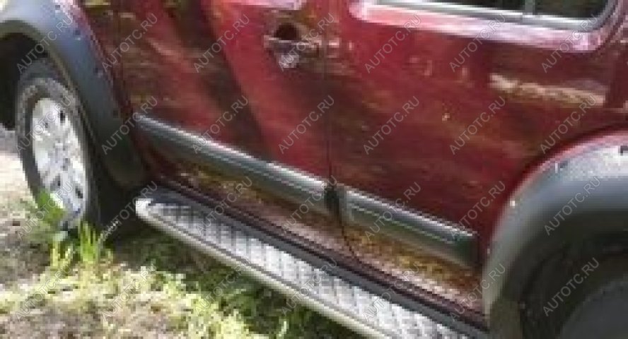 1 249 р. Молдинг на двери передний левый узкий Русская Артель  Nissan Pathfinder  R51 (2004-2007) дорестайлинг (глянец под покраску)  с доставкой в г. Королёв