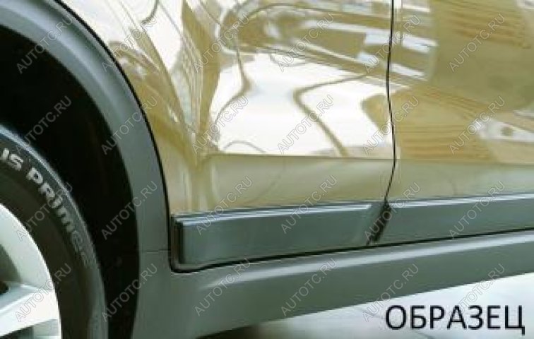 1 169 р. Молдинг двери передний правый Русская Артель  Renault Logan  1 (2004-2010) дорестайлинг (глянец под покраску)  с доставкой в г. Королёв