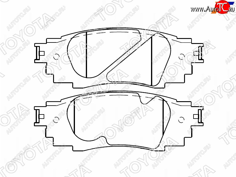 8 399 р. Колодки тормозные задние RH-LH SAT  Lexus RX350  AL20 (2015-2019), Lexus RX350L  AL20 (2017-2022), Lexus RX450  AL20 (2015-2019), Toyota Camry  XV70 (2017-2024)  с доставкой в г. Королёв