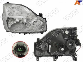 18 849 р. Фара правая (с электрокорректором, Евросвет) TYC  Nissan X-trail  2 T31 (2007-2011) дорестайлинг  с доставкой в г. Королёв. Увеличить фотографию 1