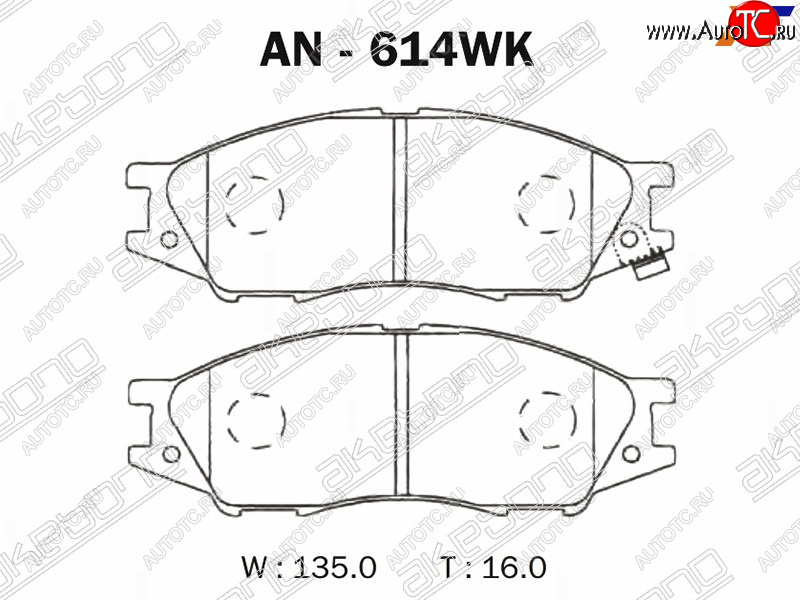 2 789 р. Колодки тормозные перед FR-FL SAT Nissan Cube 1 (1998-2002)  с доставкой в г. Королёв