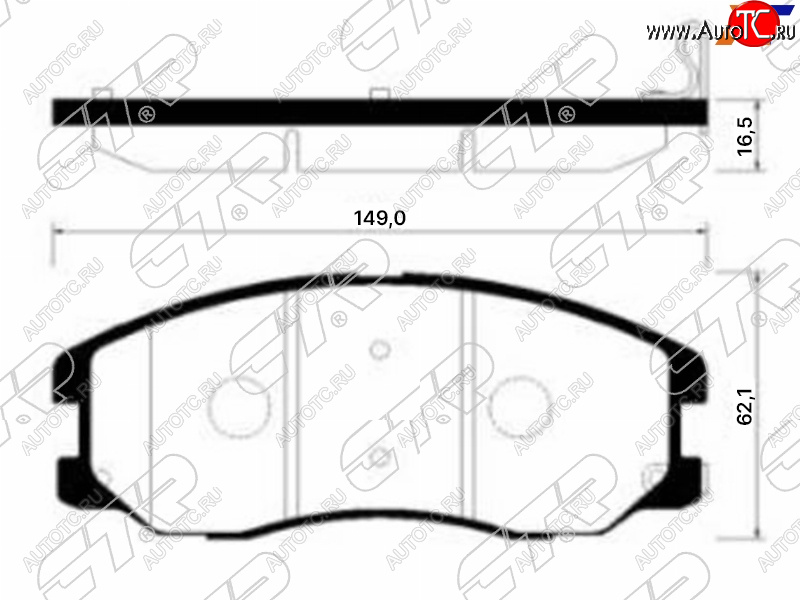 2 669 р. Колодки тормозные передние FL-FR SAT  Chevrolet Captiva (2006-2016), Opel Antara (2006-2015)  с доставкой в г. Королёв