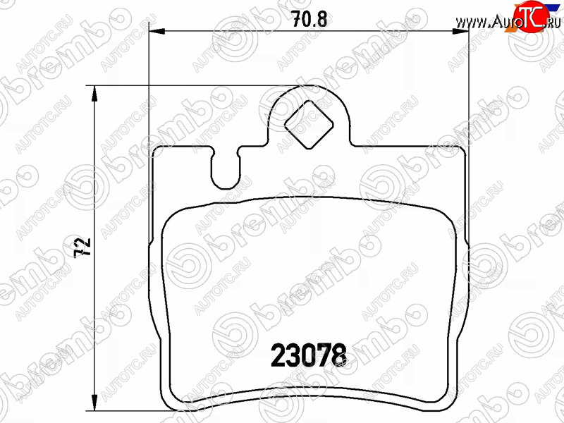 4 399 р. Колодки тормозные задние RH-LH SAT Mercedes-Benz S class W220 (1998-2005)  с доставкой в г. Королёв