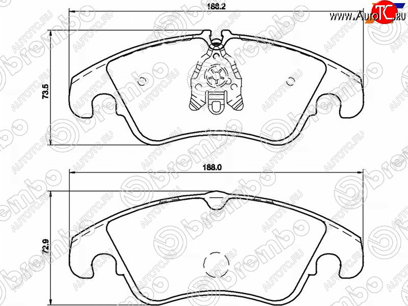 7 299 р. Колодки тормозные передние FL-FR SAT Audi A4 Allroad B9 рестайлинг (2019-2022)  с доставкой в г. Королёв