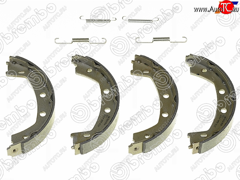 4 899 р. Колодки барабанные задние RH-LH SAT Land Rover Freelander L359 дорестайлинг (2006-2010)  с доставкой в г. Королёв