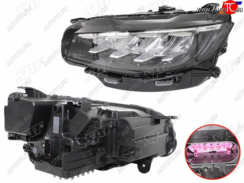 28 999 р. Фара левая (LED) SAT  Geely Atlas Pro  NL3 - Azkarra  NL3  с доставкой в г. Королёв