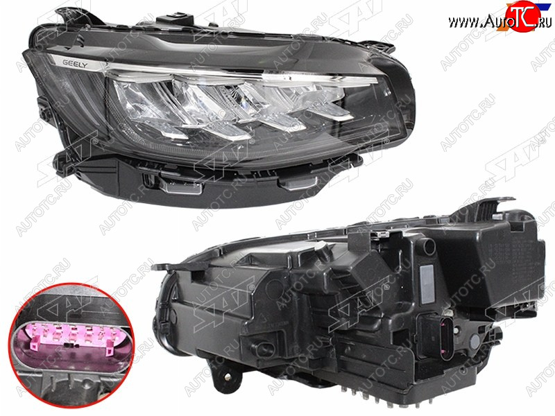 28 999 р. Фара правая (LED) SAT Geely Atlas Pro NL3 (2019-2024)  с доставкой в г. Королёв