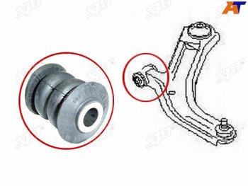 208 р.  Сайлентблок переднего рычага FR SAT Nissan Tiida 1 хэтчбэк C11 дорестайлинг, Япония (2004-2007)  с доставкой в г. Королёв. Увеличить фотографию 3