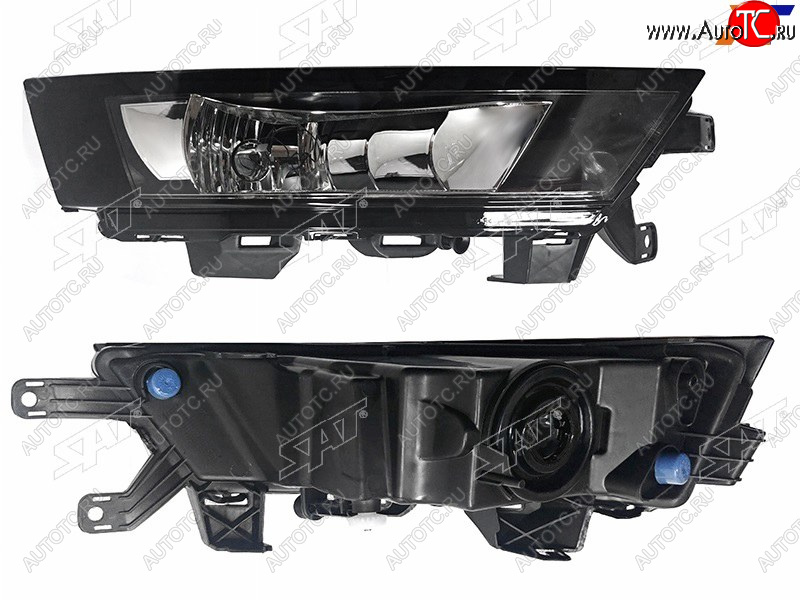 2 369 р. Правая противотуманная фара SAT  Skoda Rapid  NH3 (2017-2020) рестайлинг лифтбэк  с доставкой в г. Королёв