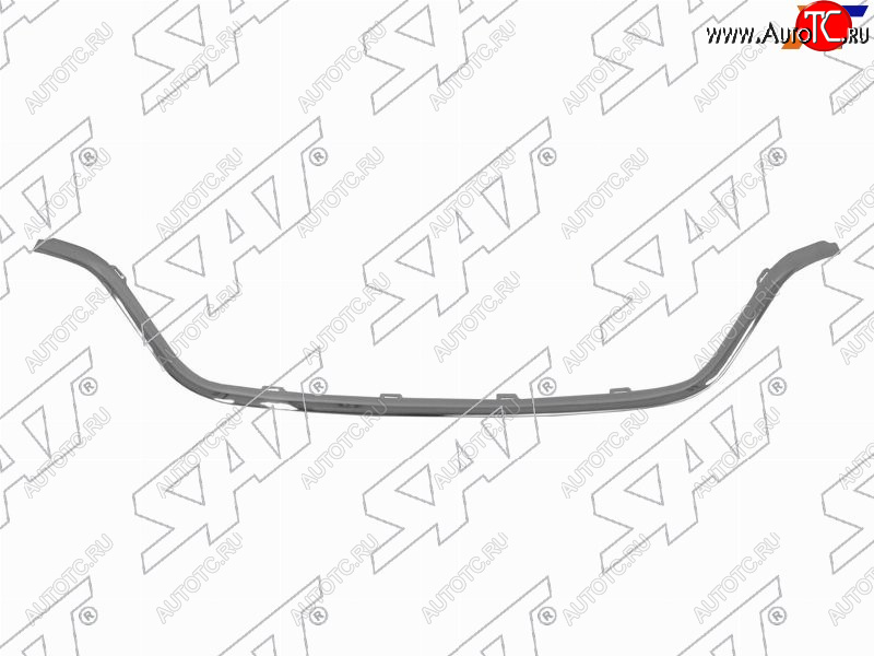 2 299 р. Молдинг решетки радиатора (нижний) SAT  Renault Sandero Stepway  (B8) (2018-2022) рестайлинг (хром)  с доставкой в г. Королёв