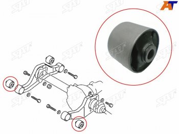 369 р. Сайлентблок подушки переднего дифференциала FR SAT Mitsubishi Montero V90 5 дв. дорестайлинг (2006-2011)  с доставкой в г. Королёв. Увеличить фотографию 2