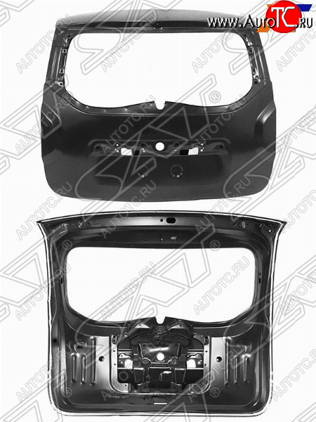 25 949 р. Дверь багажника SAT Renault Duster HS дорестайлинг (2010-2015)  с доставкой в г. Королёв