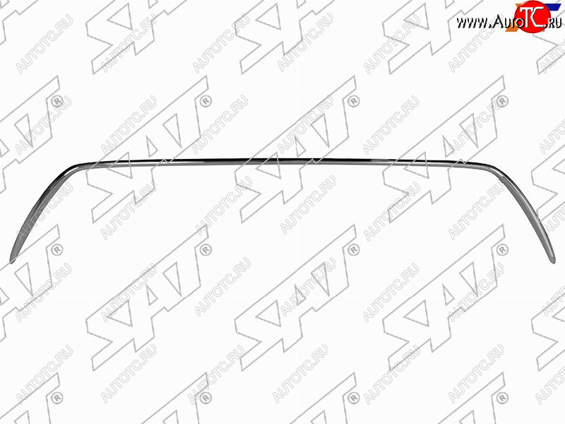 3 299 р. Молдинг решетки бампера SAT  Toyota Camry  XV55 (2014-2017) 1-ый рестайлинг (хром)  с доставкой в г. Королёв