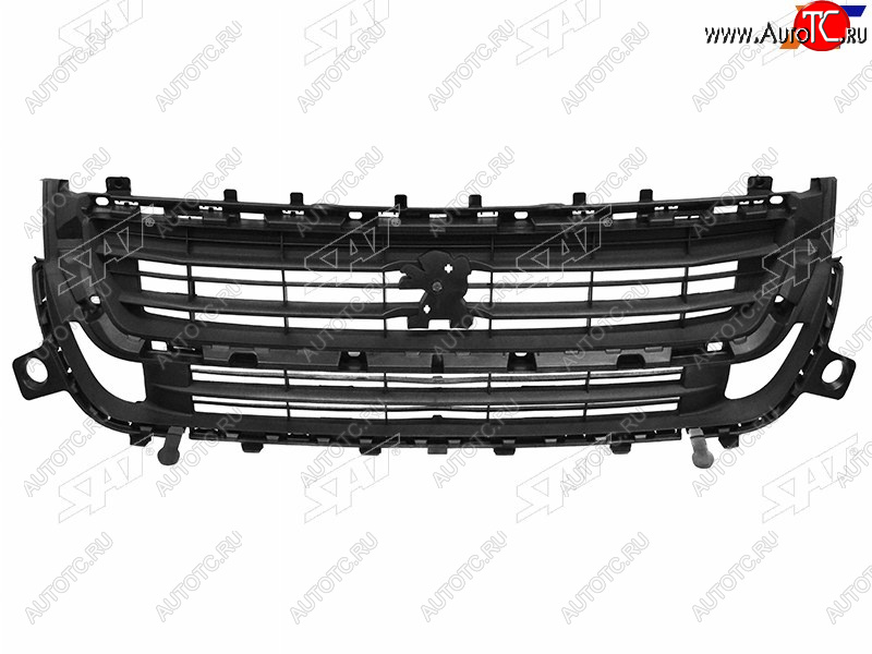 7 999 р. Решетка радиатора SAT  Peugeot Partner  B9 (2015-2018) 2-ой рестайлинг (неокрашенная)  с доставкой в г. Королёв