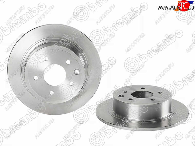 10 549 р.  Диск тормозной задний Ø291.5 BREMBO Nissan Juke 1 YF15 рестайлинг (2014-2020)  с доставкой в г. Королёв