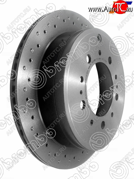 15 899 р. Диск тормозной задний Ø345 BREMBO Lexus LX570 J200 1-ый рестайлинг (2012-2015)  с доставкой в г. Королёв