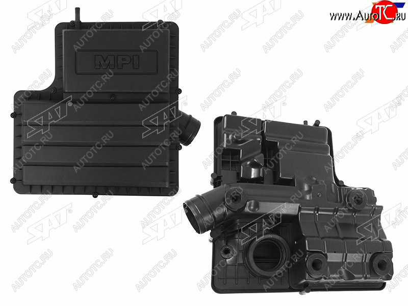 2 199 р. Корпус воздушного фильтра двигателя SAT  Skoda Octavia  A7 (2012-2017), Skoda Rapid ( NH3,  NH1) (2012-2017), Skoda Yeti (2013-2018), Volkswagen Jetta  A6 (2015-2018), Volkswagen Polo  5 (2009-2015)  с доставкой в г. Королёв