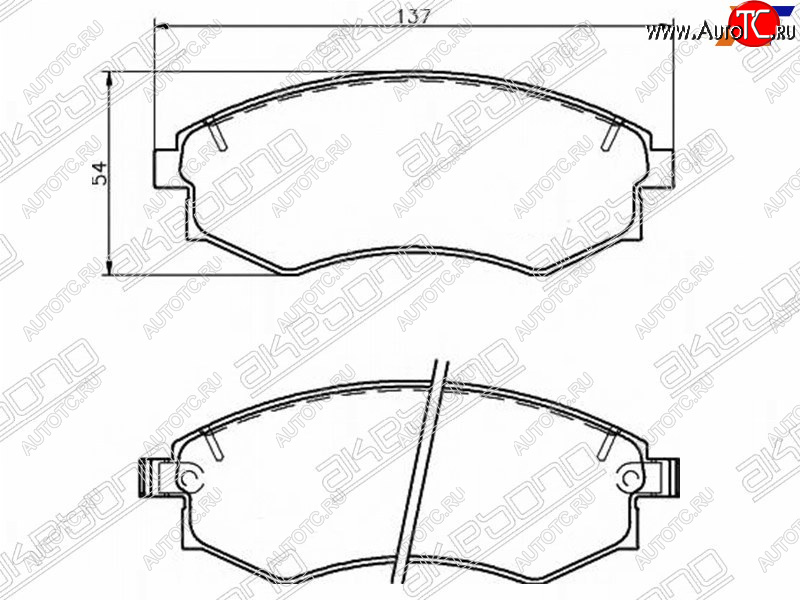 2 159 р. Колодки тормозные передние FR-FL SAT   Hyundai Elantra ( XD,  XD2) (2000-2010), Hyundai Sonata ( Y3,  EF) (1993-2001), Nissan Murano  1 Z50 (2002-2009), SSANGYONG Rexton ( Y200,  Y250,  Y290,  Y400) (2001-2023)  с доставкой в г. Королёв