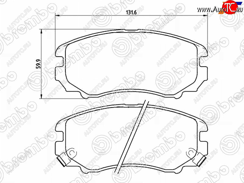 3 499 р. Колодки тормозные перед FR-FL SAT KIA Soul SK3 (2018-2022)  с доставкой в г. Королёв