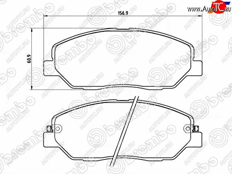 4 699 р. Колодки тормозные передние FL-FR SAT Hyundai Santa Fe TM дорестайлинг (2018-2021)  с доставкой в г. Королёв