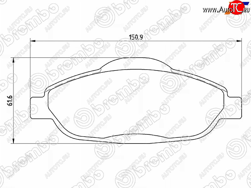 4 799 р. Колодки тормозные перед FL-FR SAT Peugeot 308 T7 хэтчбек 5 дв. дорестайлинг (2007-2011)  с доставкой в г. Королёв