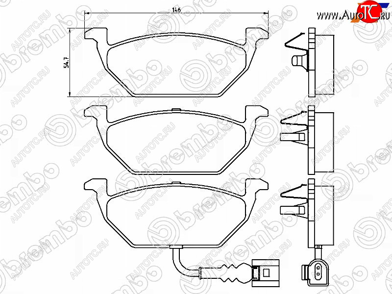 3 069 р. Колодки тормозные FR SAT  Audi A1 8X1 хэтчбэк 3 дв. дорестайлинг (2010-2014)  с доставкой в г. Королёв