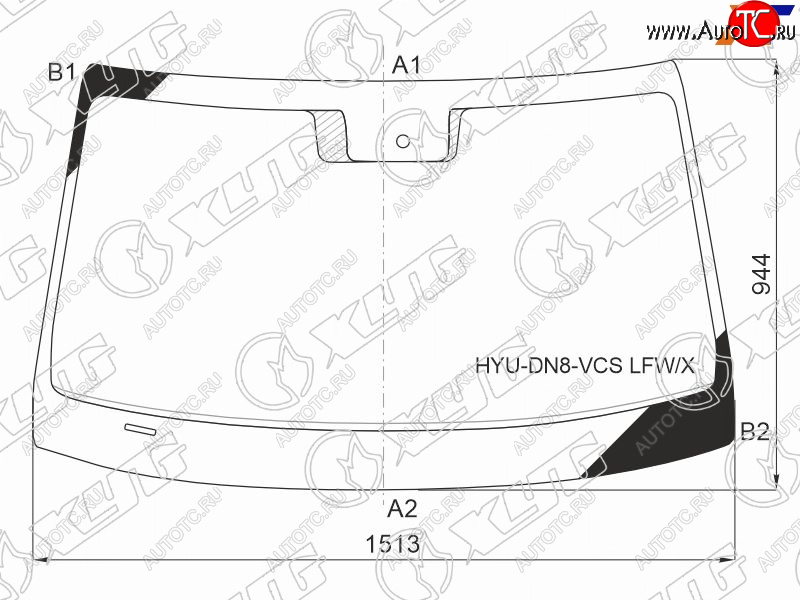 7 899 р. Стекло лобовое (Датчик дождя) XYG  Hyundai Sonata  DN8 (2019-2022)  с доставкой в г. Королёв