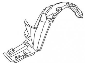 Левый подкрылок передний TYG Honda Accord CD седан рестайлинг (1995-1997)