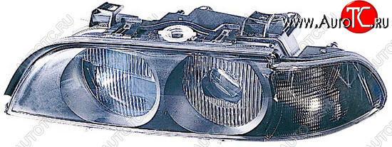 9 899 р. Фара в сборе левая DEPO BMW 5 серия E39 седан дорестайлинг (1995-2000) (линзованная)  с доставкой в г. Королёв