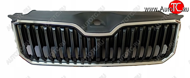 6 999 р. Решетка радиатора (пр-во Китай) BODYPARTS  Skoda Superb ( B8 (3V),  B8 (3V5)) (2015-2019) лифтбэк дорестайлинг, универсал дорестайлинг (молдинг хром)  с доставкой в г. Королёв