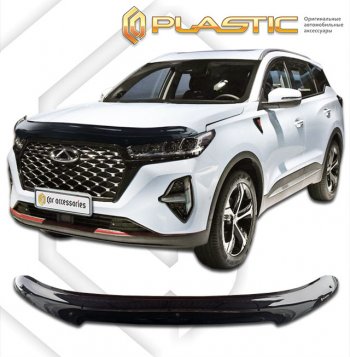 Дефлектор капота CA-Plastic Chery (Черри) Tiggo 7 Pro Max (Черри)  T1E (2022-2025) T1E дорестайлинг