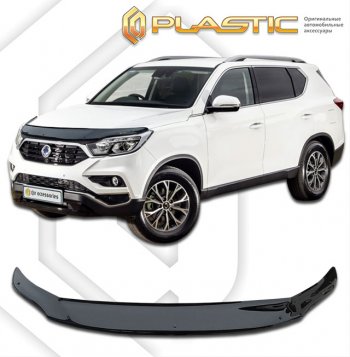 Дефлектор капота CA-Plastic Exclusive SSANGYONG (Ссан) Rexton (Рекстон)  Y400 (2017-2023) Y400 дорестайлинг